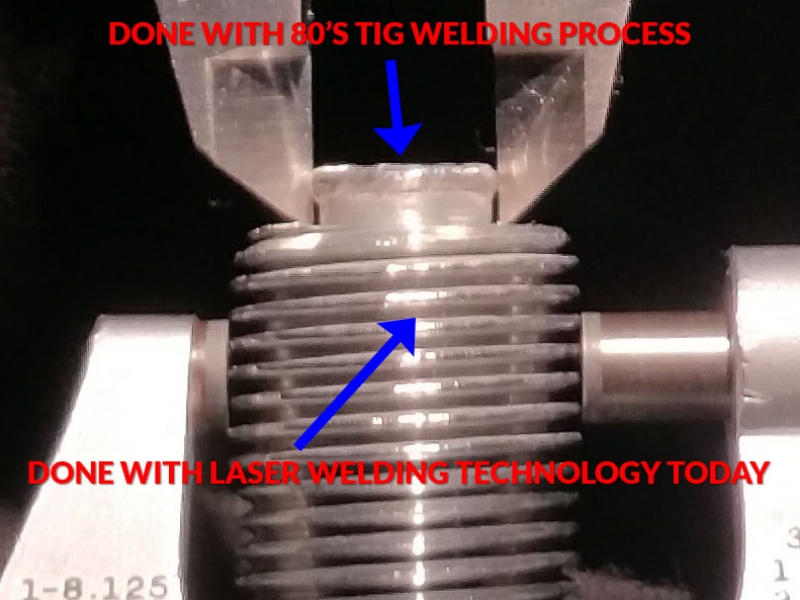 TIG and YAG laser welding, Keller's Fine Line Welding